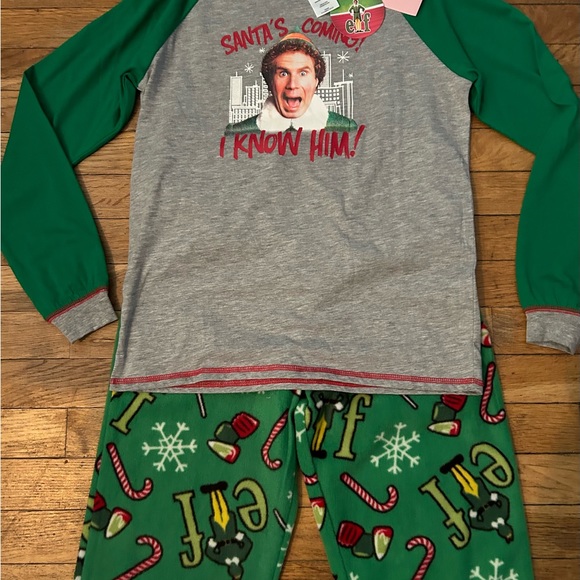 BNWT ELF CHRISTMAS PAJAMAS - Picture 5 of 5